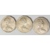 AUSTRALIA 1970 - 2000 . FIFTY 50 CENT COINS . 6 INCUSED COINS